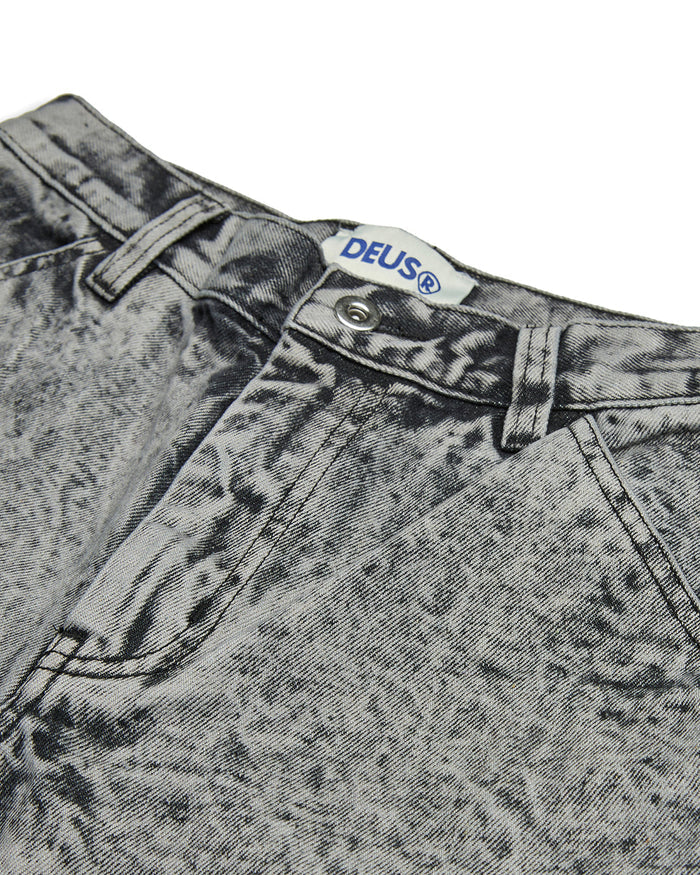 Bella Short - Black Acid Stonewash, view 8|Flatlay