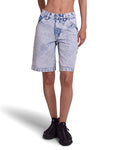 Bella Short - Indigo Acid Stonewash, view 1|Model