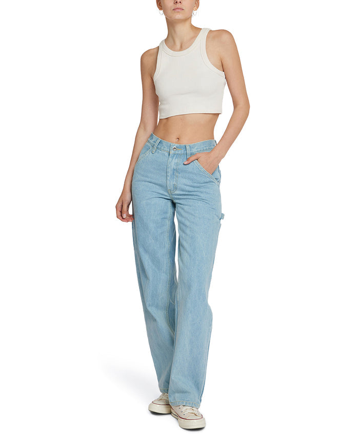 Bernie Pant - Light Wash Indigo, view 2|Model