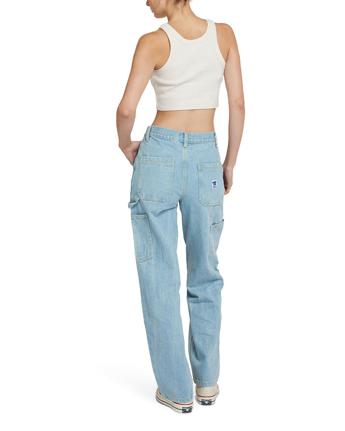 Bernie Pant - Light Wash Indigo, view 3|Model