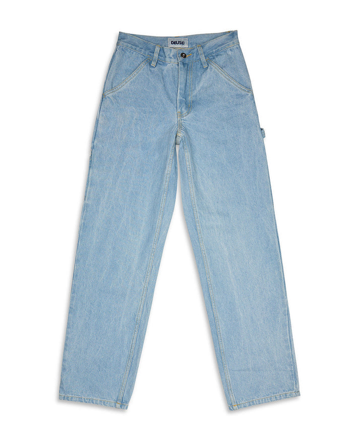 Bernie Pant - Light Wash Indigo, view 4|Flatlay