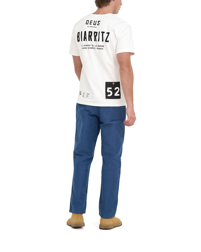Biarritz Address Tee - Vintage White, view 2|Model