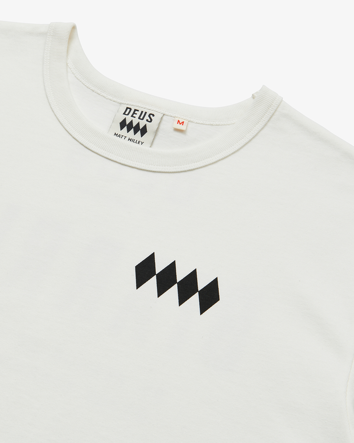 Biarritz Address Tee - Vintage White, view 7|Flatlay