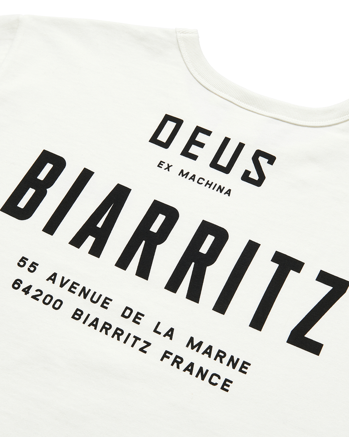 Biarritz Address Tee - Vintage White, view 8|Flatlay