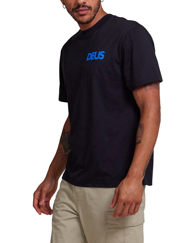 Biarritz Surf Tee - Black, view 3|Model