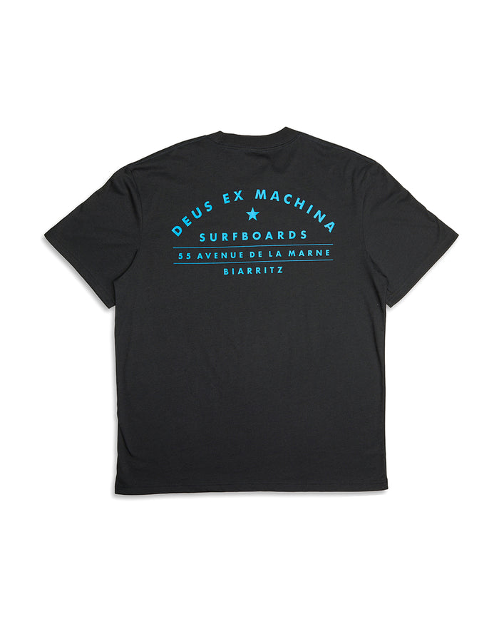 Biarritz Surf Tee - Black, view 5|Flatlay