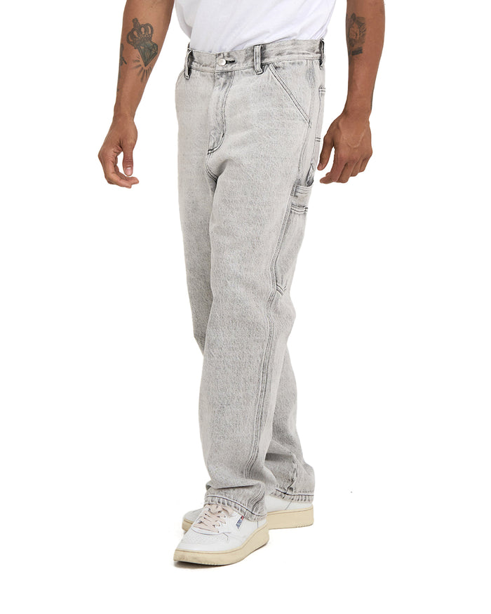 Big Fella Jean - Light Black Wash, view 1|Model