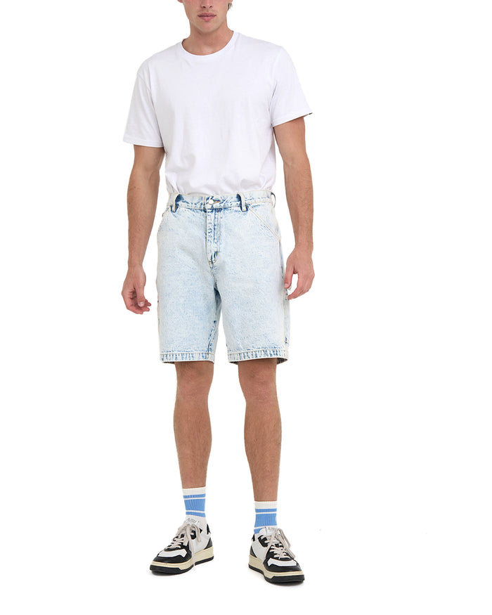 Big Fella Short - Light Blue Wash, view 3|Model