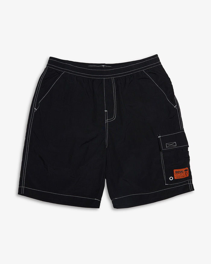 Big Fella Swim Short - Black, view 5|Flatlay