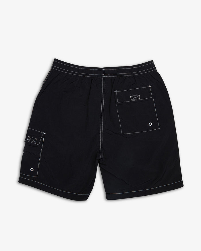 Big Fella Swim Short - Black, view 6|Flatlay
