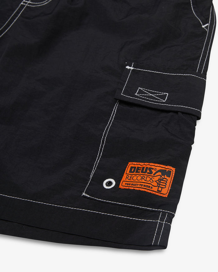 Big Fella Swim Short - Black, view 7|Flatlay