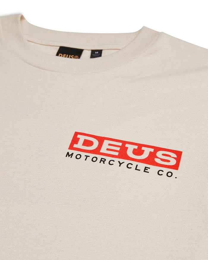 Bigdee Long Sleeve Tee - Dirty White, view 7|Flatlay