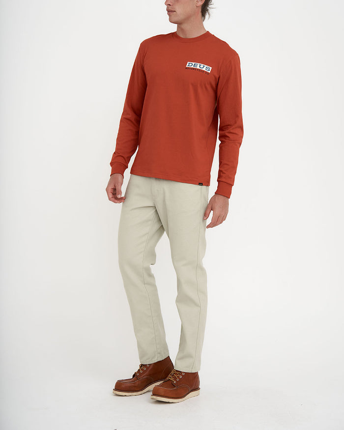 Bigdee Long Sleeve Tee - Red Clay, view 4