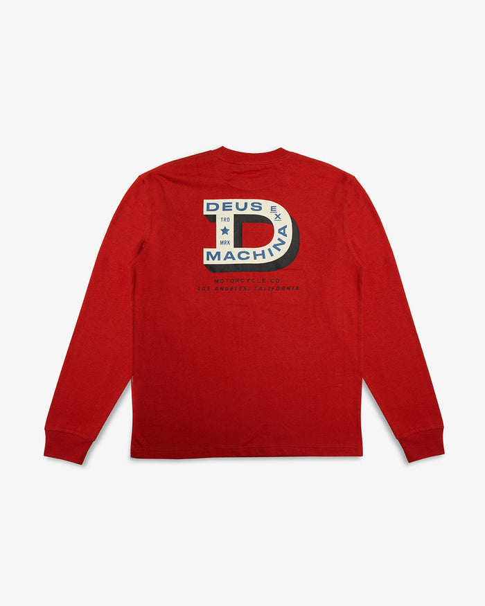 Bigdee Long Sleeve Tee - Red Clay, view 7