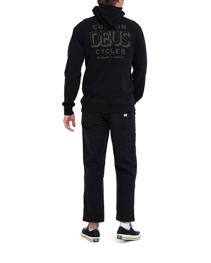 Billy Hoodie - Black, view 2|Model