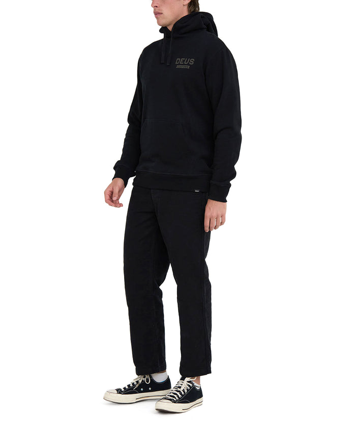 Billy Hoodie - Black, view 3|Model