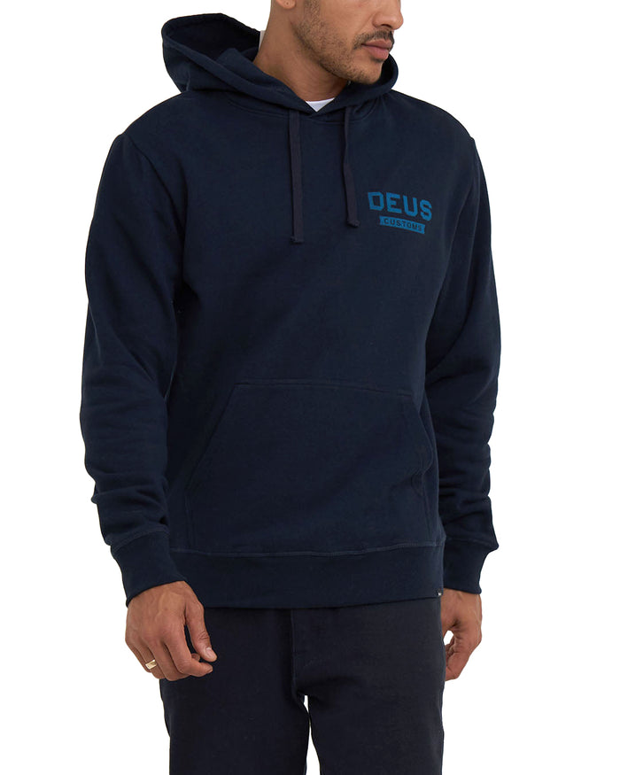 Billy Hoodie - Navy, view 1|Model
