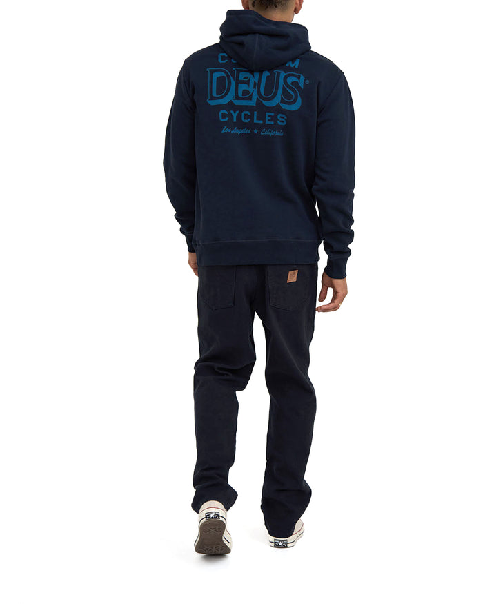 Billy Hoodie - Navy, view 2|Model