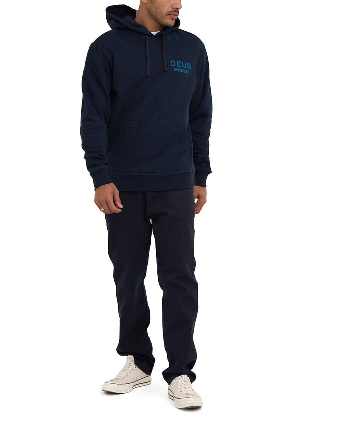 Billy Hoodie - Navy, view 4|Model