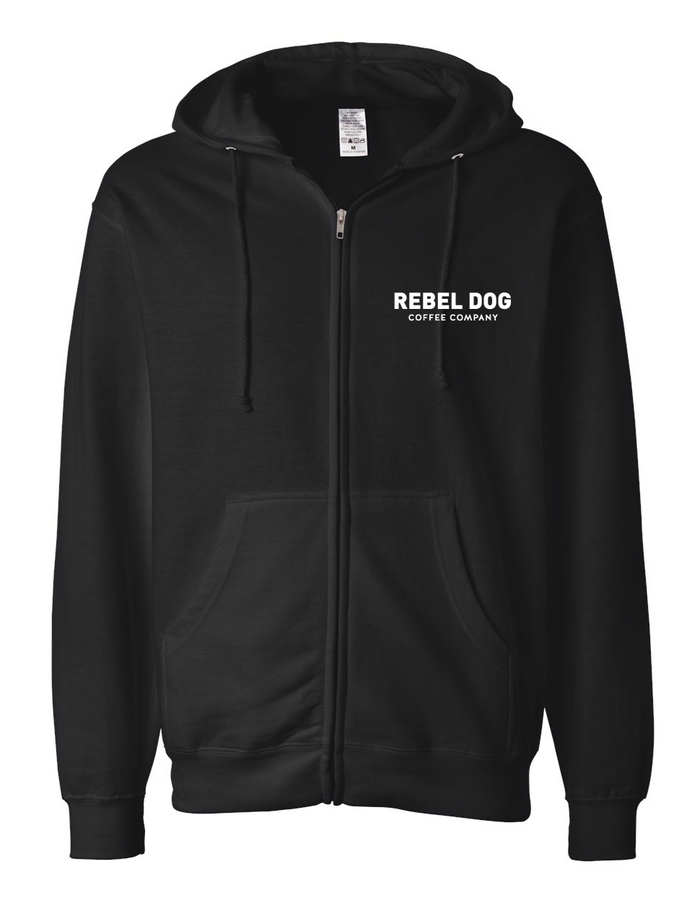 Black Zip-Up Hoodie