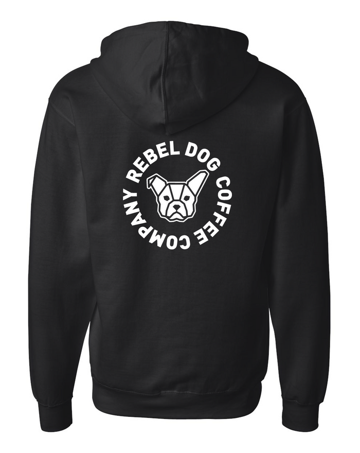 Black Zip-Up Hoodie