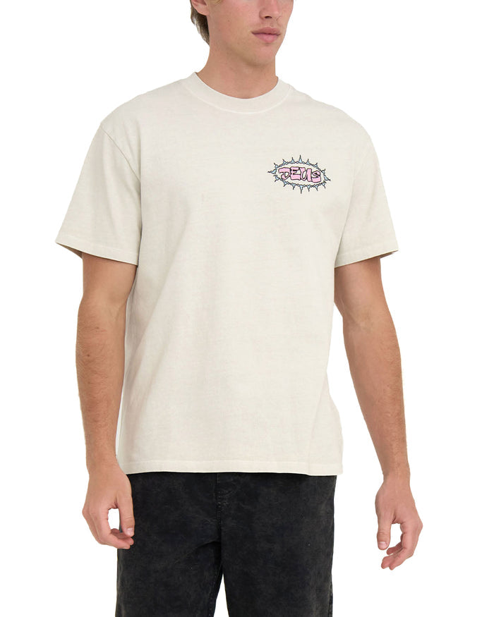 Blackhole Tee - Dirty White, view 1|Model