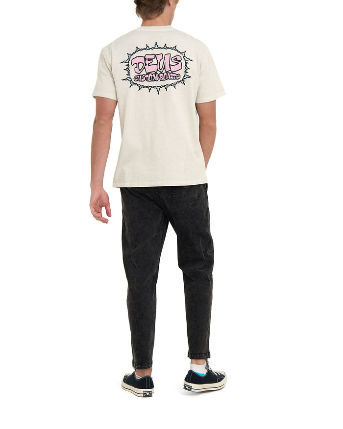 Blackhole Tee - Dirty White, view 2|Model