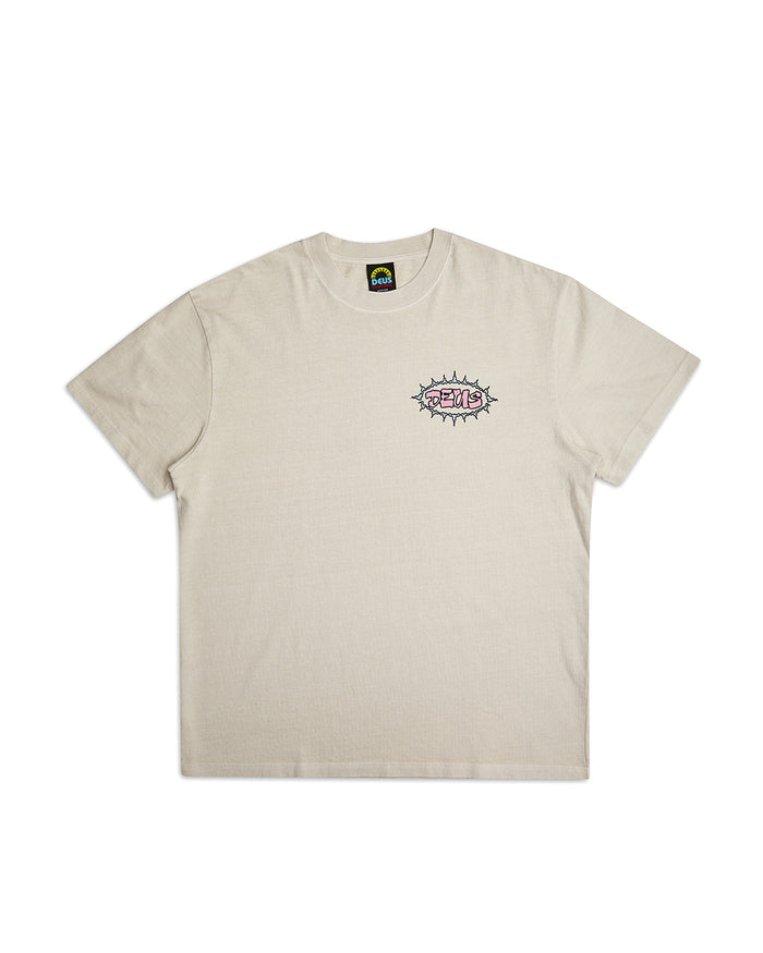 Blackhole Tee - Dirty White, view 5|Flatlay