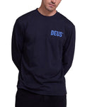 Blanche Long Sleeve Tee - Black, view 1|Model