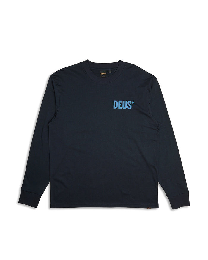 Blanche Long Sleeve Tee - Black, view 6|Flatlay