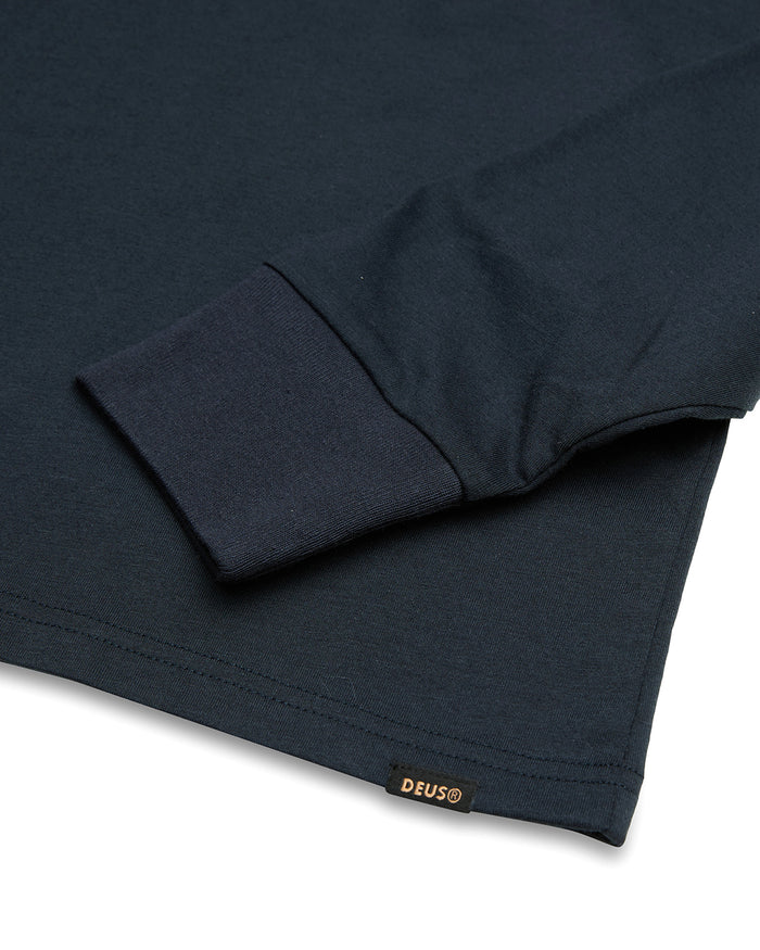 Blanche Long Sleeve Tee - Black, view 8|Flatlay