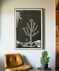 Block Print Desert #2 of 3 - Joshua Tree by Head West Studio