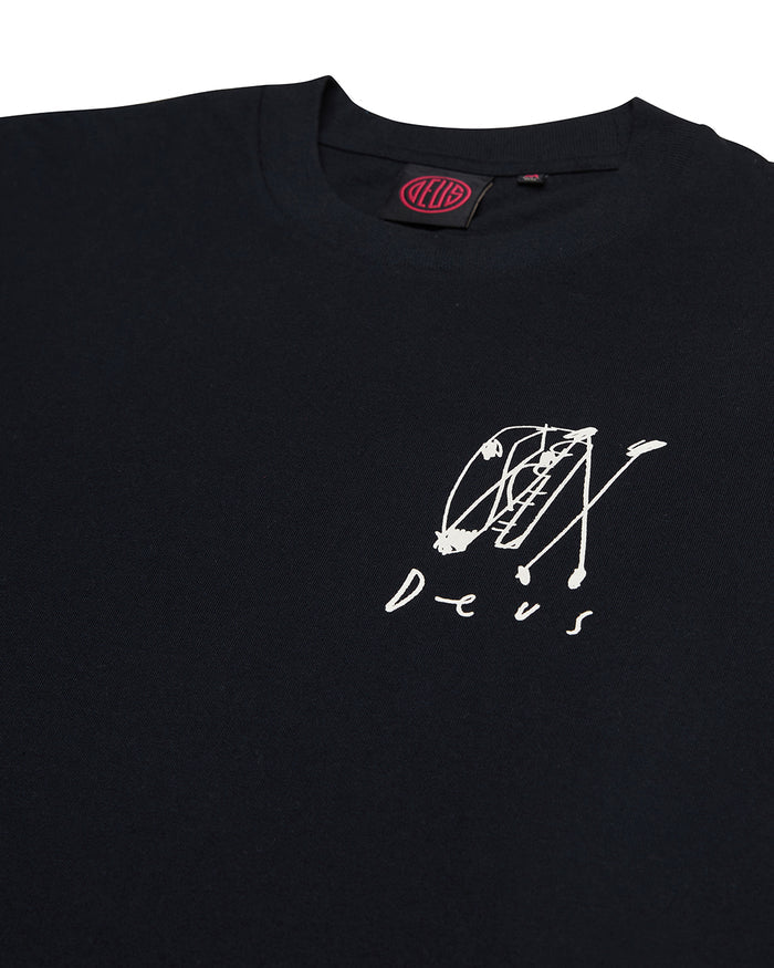Bobskull Tee - Black, view 6|Flatlay