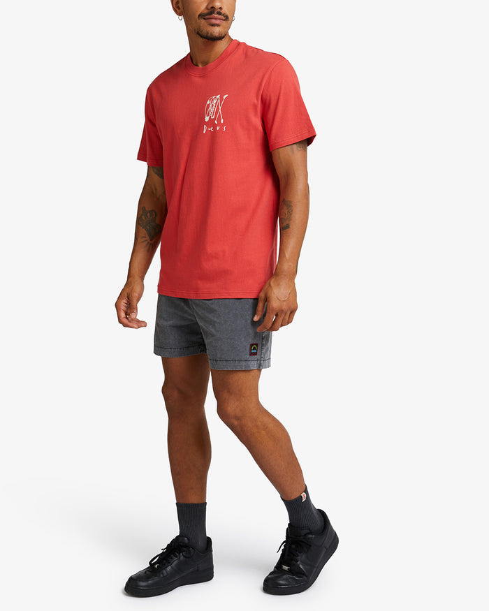 Bobskull Tee - Cranberry, view 3|Model