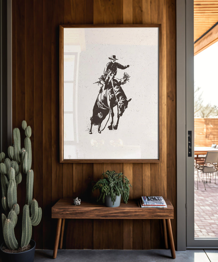 Bronc Rider #1 of 3 by Head West Studio