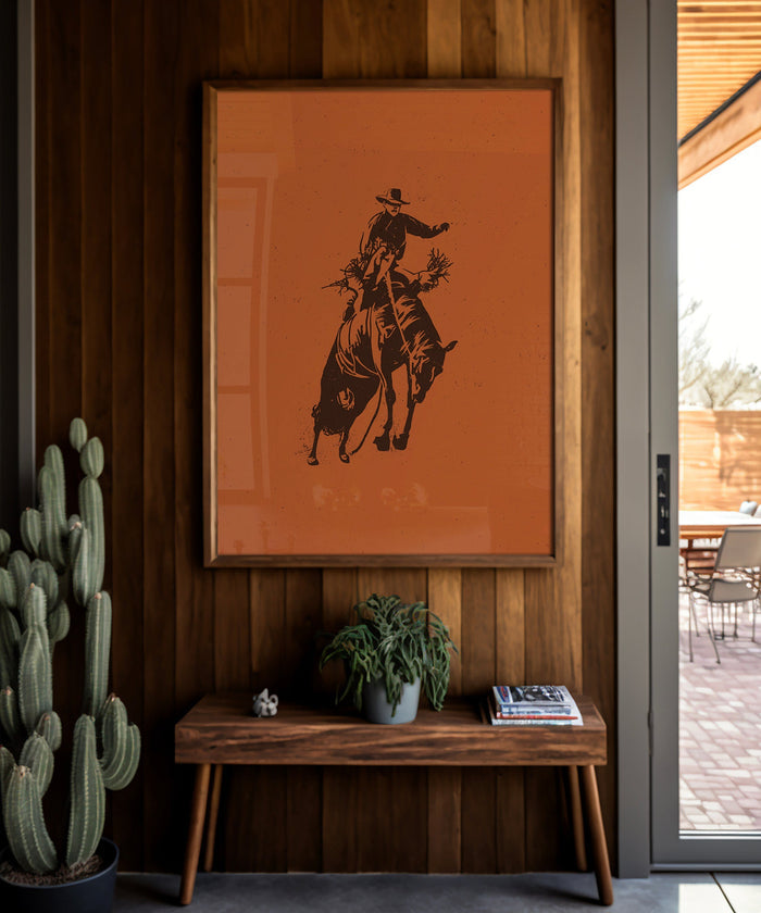 Bronc Rider #1 of 3 by Head West Studio