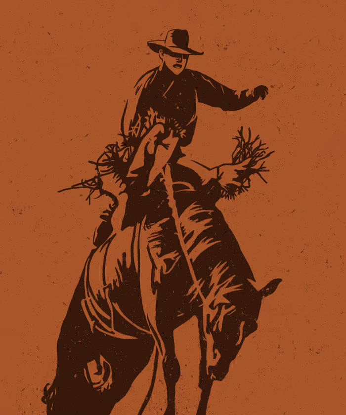 Bronc Rider #1 of 3 by Head West Studio