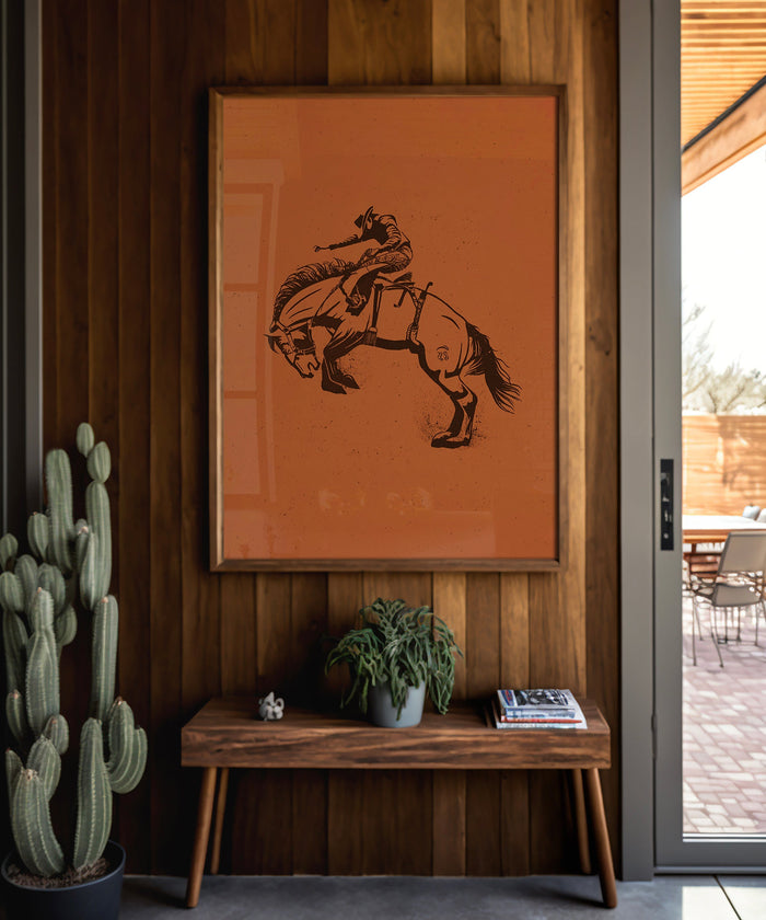 Bronc Rider #2 of 3 by Head West Studio