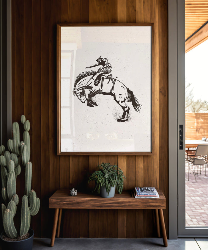 Bronc Rider #2 of 3 by Head West Studio
