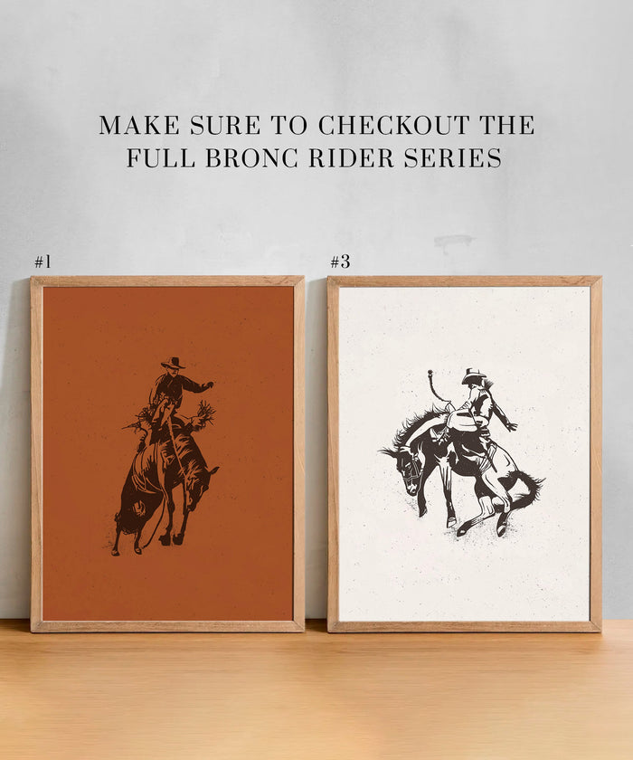 Bronc Rider #2 of 3 by Head West Studio
