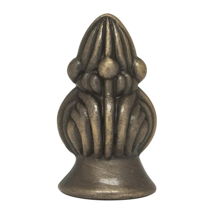 Bud Finial - 1-3/8" h Antique Brass