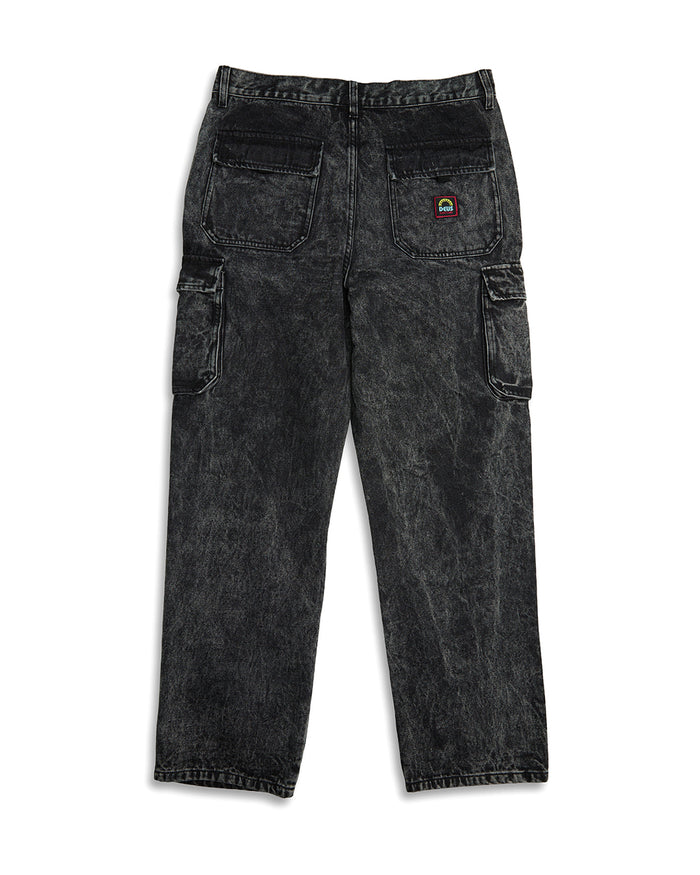 Burly Cargo Pant - Mid Black, view 5|Flatlay