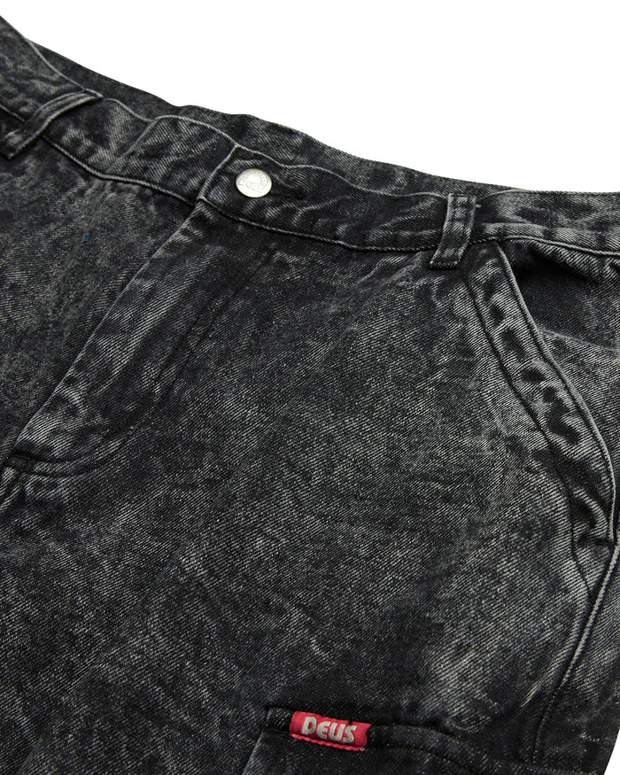 Burly Cargo Pant - Mid Black, view 7|Flatlay