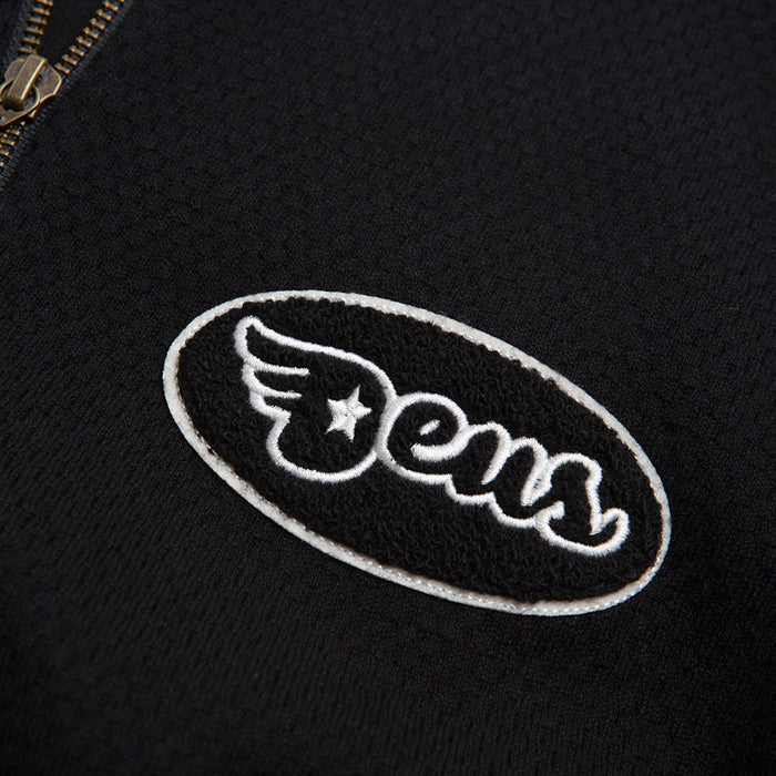 Buzz Zip Thru Knit - Black, view 4