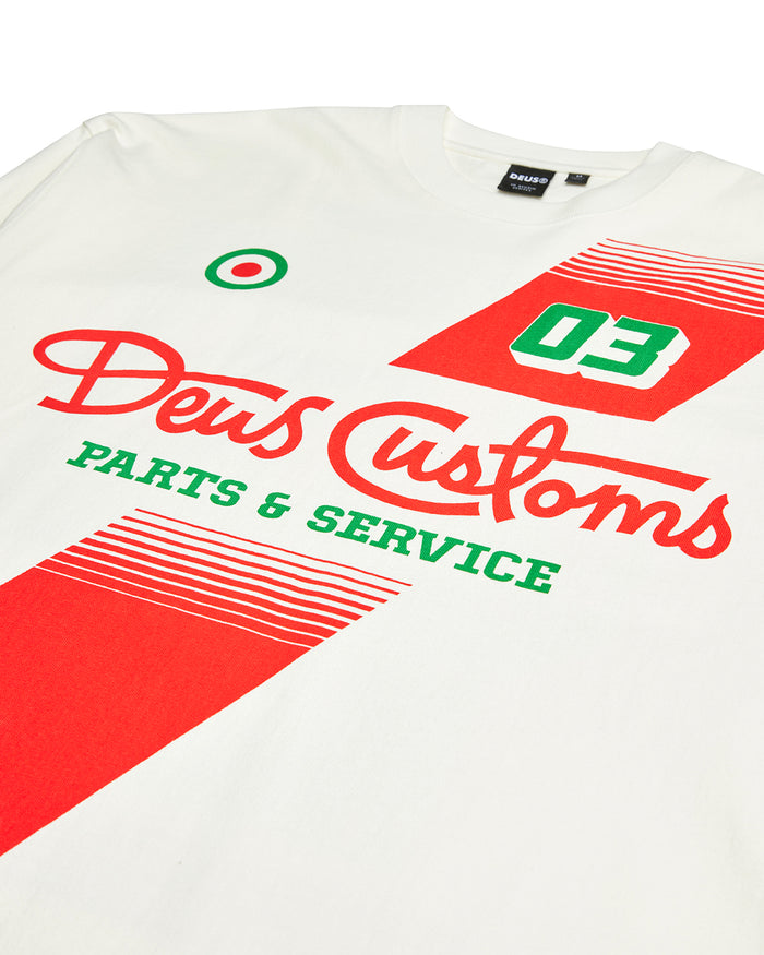 Campaign Long Sleeve Tee - Vintage White, view 7