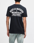 Camperdown Address Tee - Black, view 1|Model