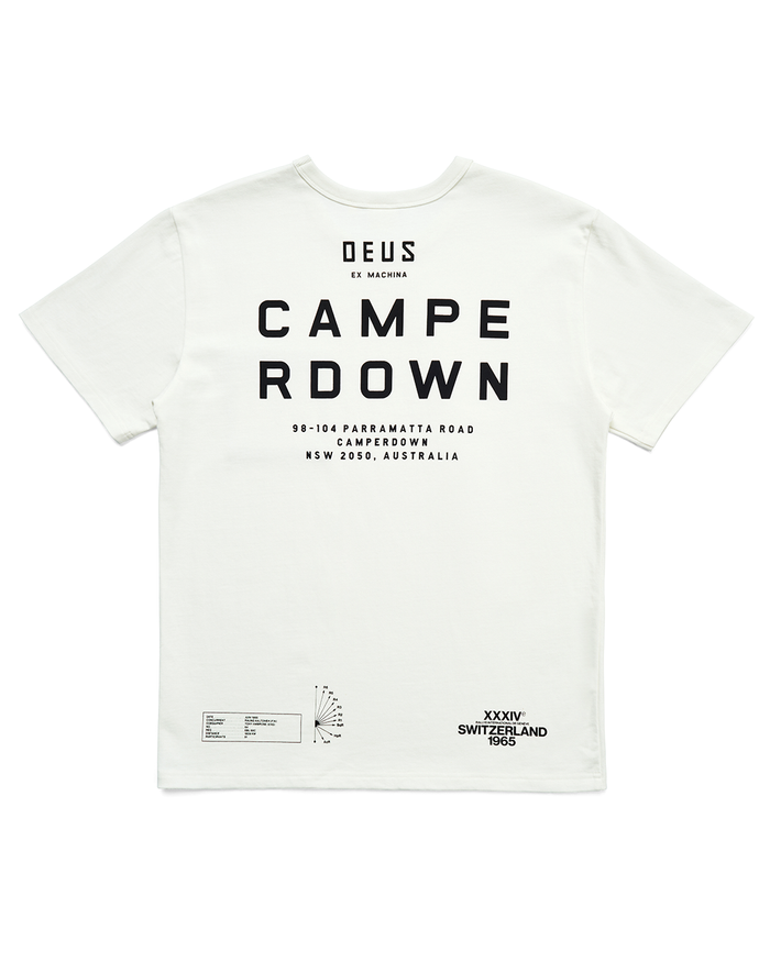 Camperdown Address Tee - Vintage White, view 5|Flatlay