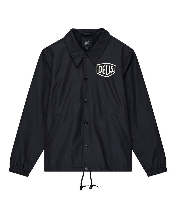 Camperdown Coach Jacket - Black, view 4|Flatlay