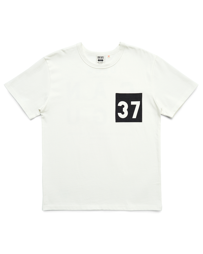 Canggu Address Tee - Vintage White, view 5|Flatlay