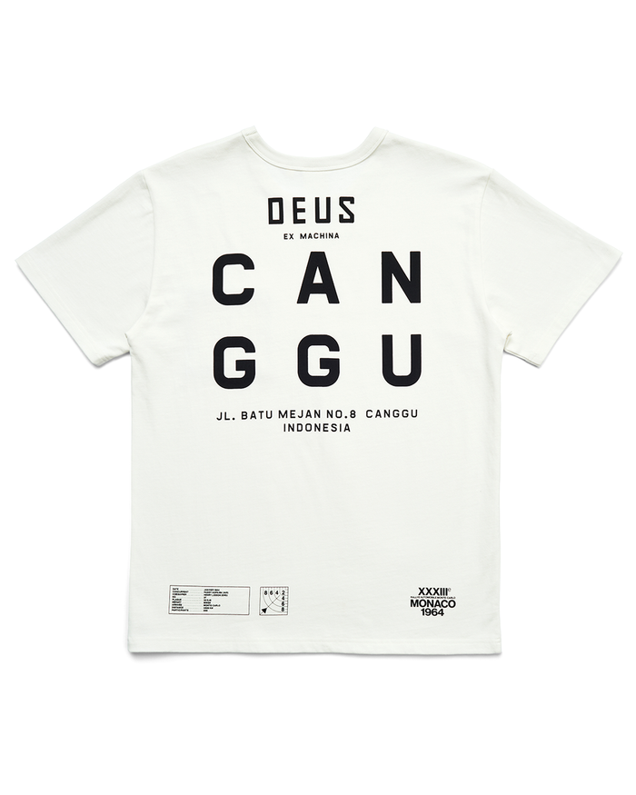 Canggu Address Tee - Vintage White, view 6|Flatlay
